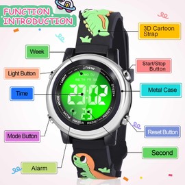 SUPZOE Dinosaur Toys for 3 4 5 6 Year Old Boys, Dinosaur Watch for Boys - Back to School Gifts - Easter Christmas Birthday Gifts for 3-6 Year Old Boys - Christmas Stocking Stuffers