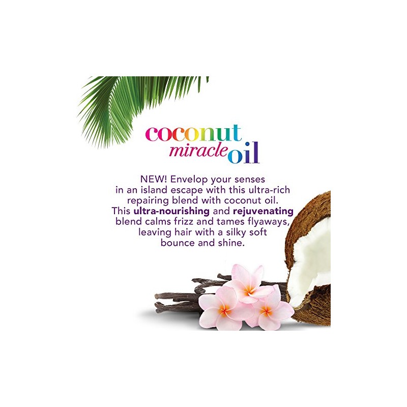 Ogx Shampoo Coconut Miracle Oil 13 Ounce X-Strength (385ml) (2
