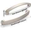 SYZOW 6 Pack Cabinet Handles Brushed Nickel Cabinet Pulls Kitchen