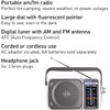 Panasonic RF-2400 AM/FM Radio, Silver