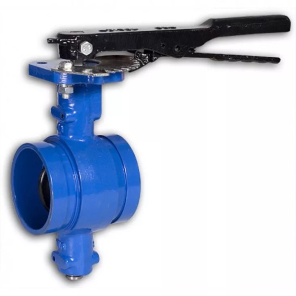 ZSPEC/CNC Grooved End Butterfly Valve 2" 200 cwp, Ductile Iron