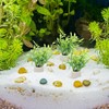 POPETPOP Pack of 5 Aquarium Ring Aquatic Plants, Ceramic Water