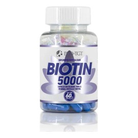 Biotina 5000 60 Cápsulas biotina Bariatrica sin sabor Protgt