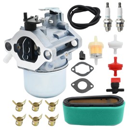Hoypeyfiy 699831 694941 Mower Carburetor Kit with Air Filter Pre Filter Fuel Filter, Replacement for 28D702 28M706 283702 283707 284702 284707 284777 286702 286707 289702 Lawn Mower Engines