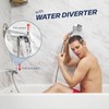 All Metal Tub Spout with Diverter, 10 Settings Hand held
