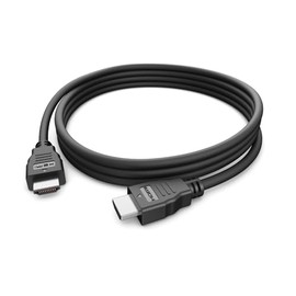 Dell HDMI 2.0 Cable CB325H - 6ft Black Supports 4K & 5K @ 60Hz Plug & Play HDMI Ethernet Channel Male to Male High Speed Audio/Video Transfer