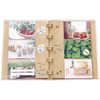Nakabayashi TER-L3Y-140-BR Binder-style Pocket Album Terracotta L-3-Tier Brown