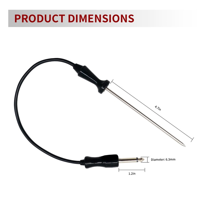 318601302 Meat Probe Thermometer Gauge Thermistor Replacement for Range Stove,