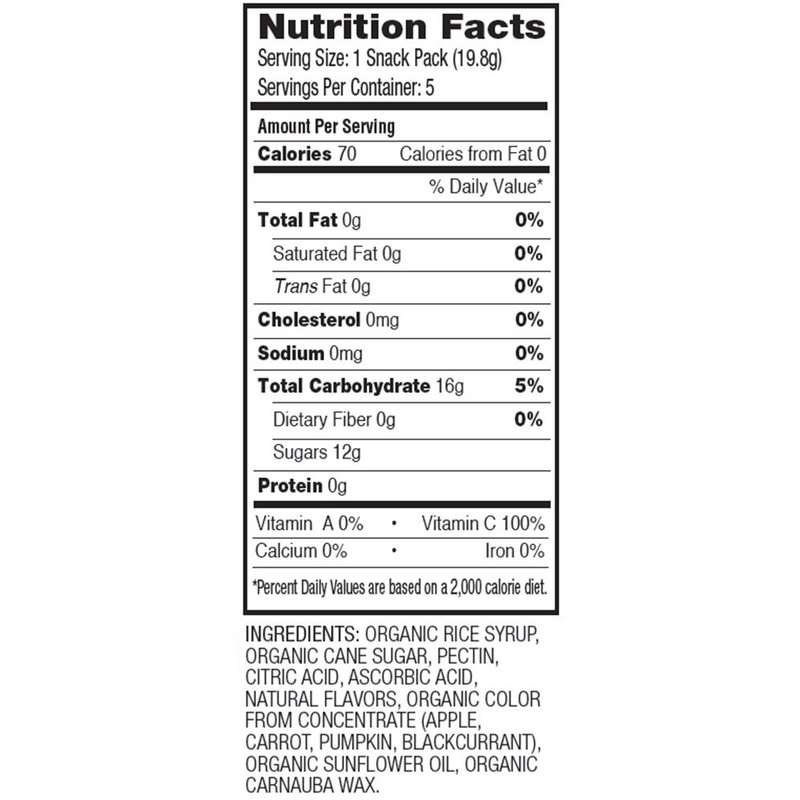 YumEarth Organic Fruit Snacks, 5 Snack Packs