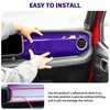 JeCar 4pcs Purple Interior Dash Cover Trim Accessories for 2024
