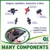 AL-MAGOR Garden Irrigation Kit: Complete Set for Installing, Inserting Sprinklers,