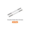 METALLIXITY 10pcs 304 Stainless Steel Double End Stud Screws Stud