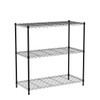 EZPEAKS 3-Shelf Shelving Unit with 3-Shelf Liners, Adjustable Rack, Steel
