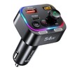 Syncwire Bluetooth 5.4 FM Transmitter Car Charger 54W PD&QC 3.0