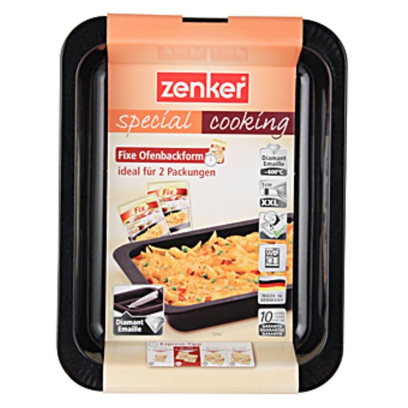Zenker 7291 Enamelled Baking Tray 32.5 x 25 x 5