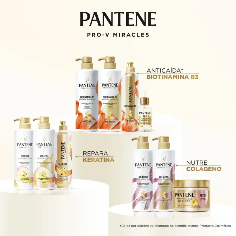 Shampoo Pantene Anticaída+ Biotinamina B3 510 ml