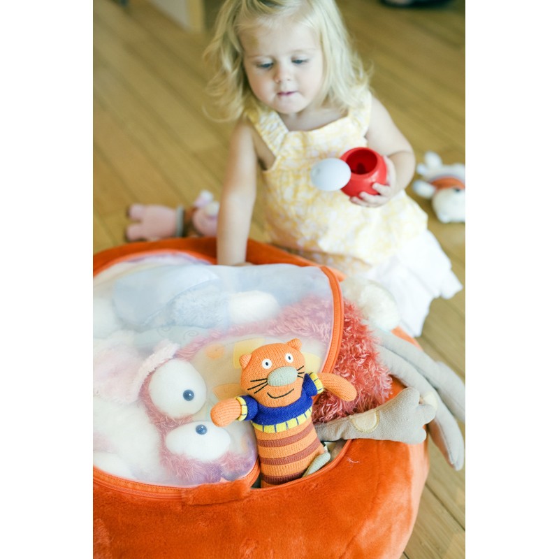 Boon B391 Contenedor Especial para Peluches, azul