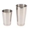 304 Stainless Steel Cocktail Shaker 2 Section Bartending Mixer Bar