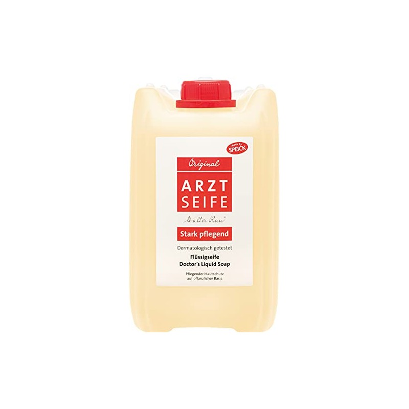 Made by Speick Doctor's Soap Liquid in Canister