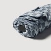 JAJU [JAJU] Pouch Flat 5-Section Blackout Sun Umbrella_Blue Grey Checkered