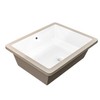 Sinber C1337-OL 20 Inches Undermount Rectangular Bathroom Sink with Overflow