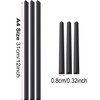 Outus 30 Pieces Binding Bars Slide Grip Binding Bars for