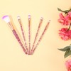 YBEATY 20 Pcs Glitter Crystal Makeup Brush Set Bling Concealer