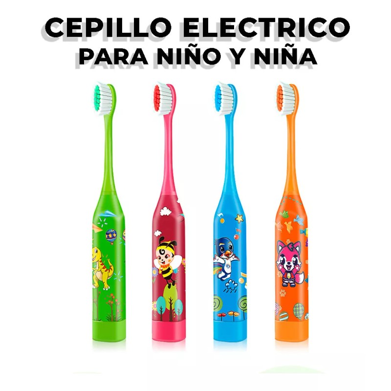 EGTMA Cepillo De Dientes Eléctrico Vibración Máxima Para Niños