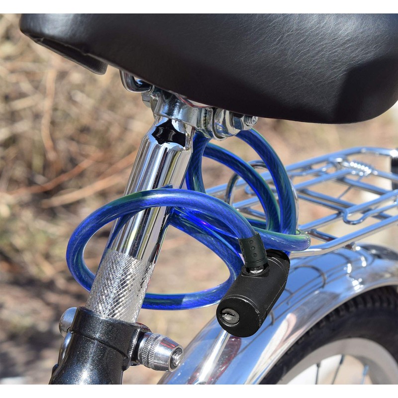 Max Limit Cable Bike Lock (Blue)