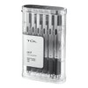 TUL GL1 Retractable Gel Pen, Needle Point, 0.5 mm, Gray