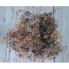 Sowaka 500 Pcs Safety Pins Bulb Guard Shape Metal Multi Color Small Clothing Tag Needle Pins for Clothes Crafting DIY Crafting Project DIY Home Supplies Accessories (Colorful)