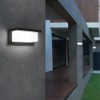 Sytmhoe 5000K Daylight White Outdoor Wall Sconce Lights, LED Exterior