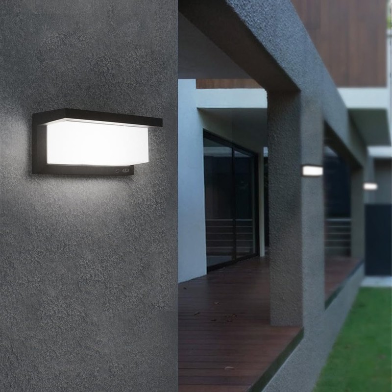 Sytmhoe 5000K Daylight White Outdoor Wall Sconce Lights, LED Exterior