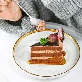 12 Pieces of Stainless Steel Foil Teaspoons, Mini Teaspoons Dessert Spoon Branch Design, Used for Water, Tea, Milk, Coffee, Dessert, Beverage Utensils Mixed Milkshake (Silver)