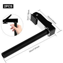 2Pcs Bench Clamp Workbench Holdfast Woodworking Clamps 19/20mm Desktop Quick Acting Hold Down Clamp 3 Gears Adjustable Fast Fixed Clip Aluminum Alloy Benchtop Quick Clamps (20mm)