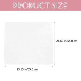 AUTSUPPL Disposable Foot Bath Bags, Pedicure Liners for Foot Care, Practical Foot Bath Bags, Made of Plastic for Spa and Salon, Hygienic Foot Tub Liner, Pack of 100