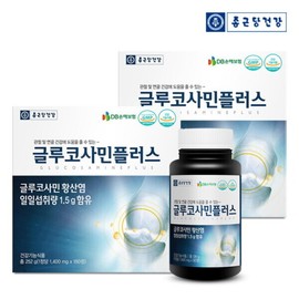 Chong Kun Dang Health Glucosamine Plus 180 Tablets (2 boxes, 6-month supply) / MSM Joint Cartilage Health / 종근당건강 글루코사민 플러스 180정 2박스(6개월분) 엠에스엠 관절 연골건강
