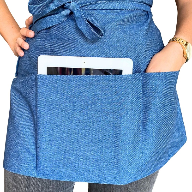 SOITU Womens Aprons for cooking. Waterproofapron. Aprons with pockets. Kitchen