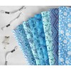 Soimoi 8 Pc Fat Quarter Bundle, Asian Batik Print 18"x