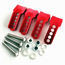 Aluminum F+R Shock Tower Mount Red for Traxxas 1/10 TRX4