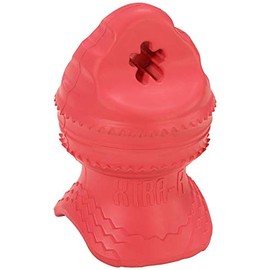 Dehner Premium Rubber Cone Dog Toy Approx. 20 x 7.5 x 13 cm Red