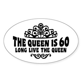 CafePress Funny 60Th Birthday Oval Car Bumper Sticker