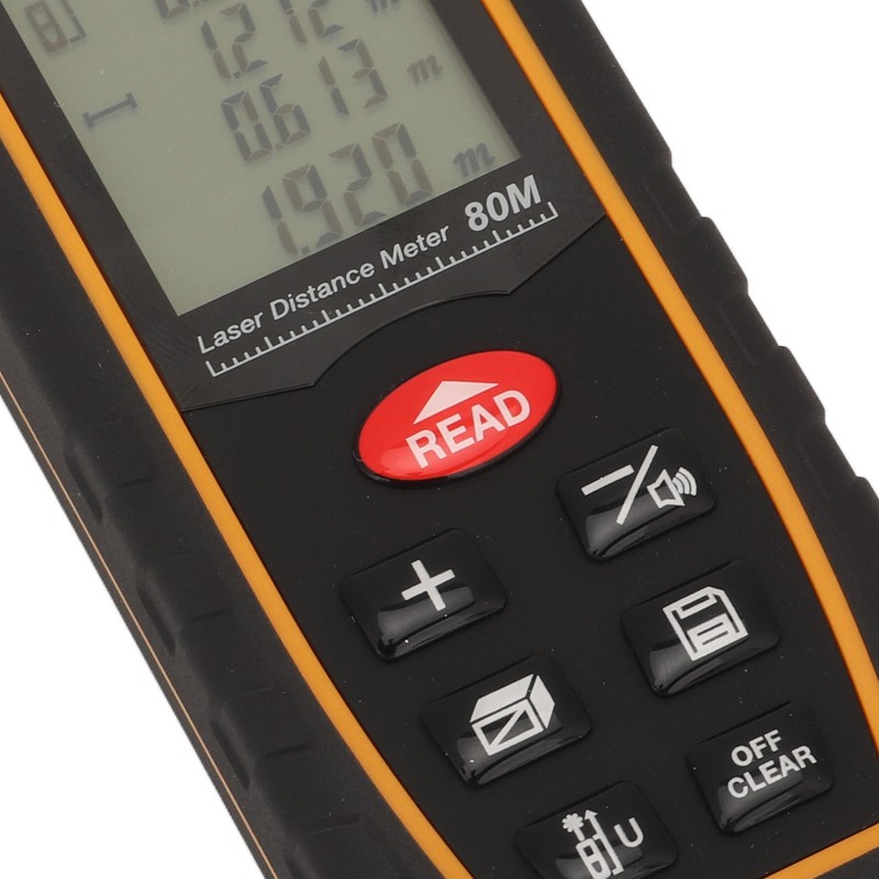 Laser Distance Meter Handheld 630‑670nm High Accuracy Infrared Laser Measurement