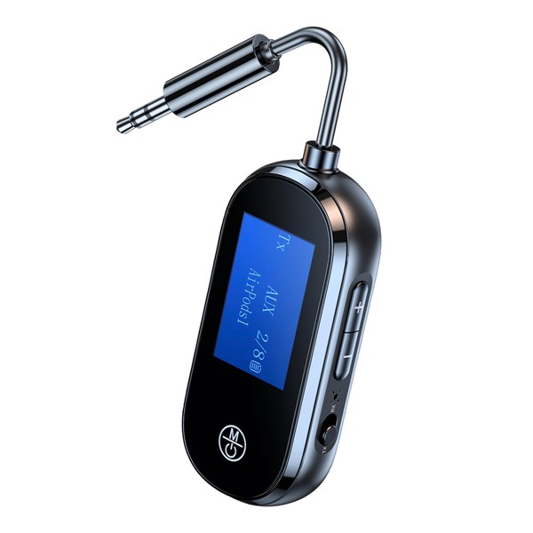 KAIY Airplane Bluetooth Adapter for Headphones, KAIY Wireless 5.3 Transmitter