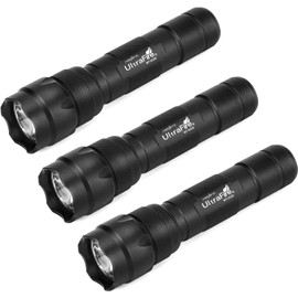 ULTRAFIRE Linterna táctica LED de 3 piezas, 1000 lúmenes, 5 modos, brillante, mini linterna EDC pequeña, portátil, impermeable, antorcha de emergencia WF-502B (batería no incluida)