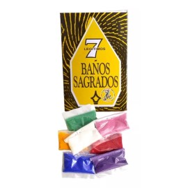 El Guerrero Mx 7 Baños Sagrados Limpieza Espiritual + 1 Polvo Regalo