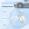 Bling Car Key Fob Cover Compatible with 5 Button,TPU Key