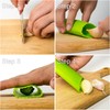 Garlic Press, Upgrade Garlic Mincer Stainless Steel Garlic Press Rocker,