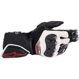 Alpinestars SP-8 V3 Air Men's Street Motorcycle Gloves - Black/White/Bright Red / 2X-Large