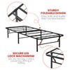 Golden Gate Beds Foldable Metal Bed Frame, Sturdy Iron Platform,